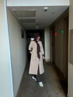 Uzun Bej Trenç - Görsel 2