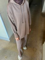 Sütlü Kahve Triko Simli Takım - Görsel 4