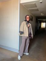 Sütlü Kahve Triko Simli Takım - Görsel 5