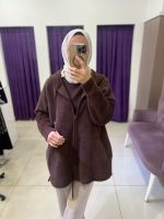 Kahve Yumuşak Tüylü Hırka - Görsel 2